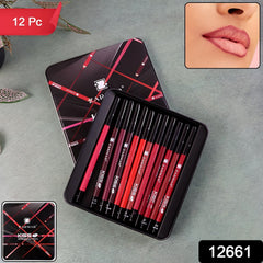 Matte lipstick pencil set 12pc
