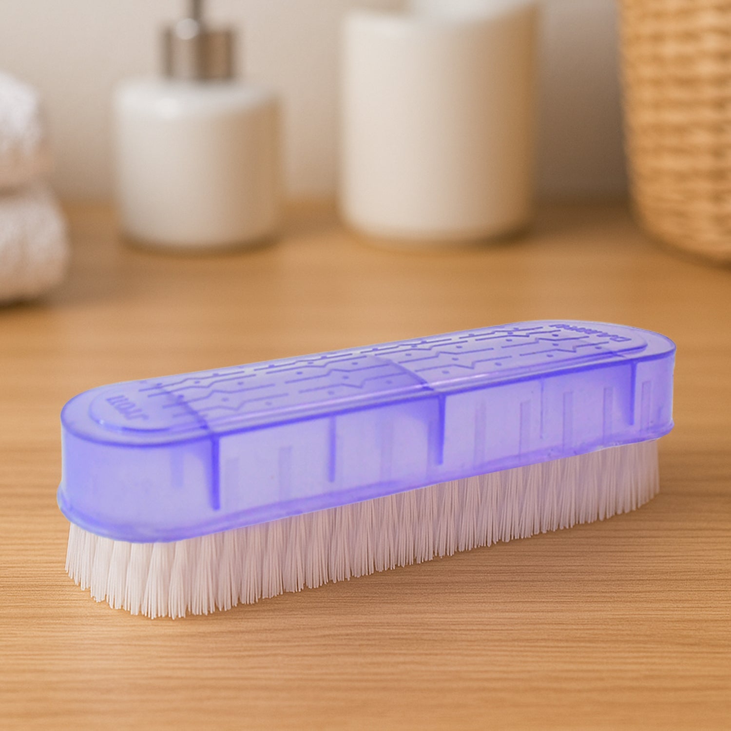 Multipurpose Plastic Handle Laundry Brush with Durable Nylon Bristles