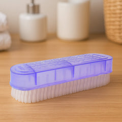 Multipurpose Plastic Handle Laundry Brush with Durable Nylon Bristles