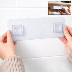 Self adhesive wall hanging rack