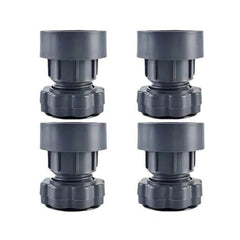 Plastic Washing Machine Vibration Feet , Adjustable Highly Non-Slip Support Anti Vibration Walk Shock Absorber Noise Cancelling Furniture Lifting Base (4 Pcs Set)