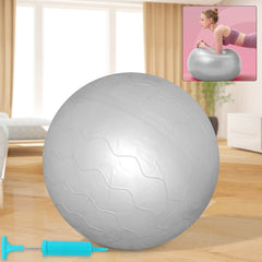 Woman performing Pilates exercises on a 75CM stability gym ball
