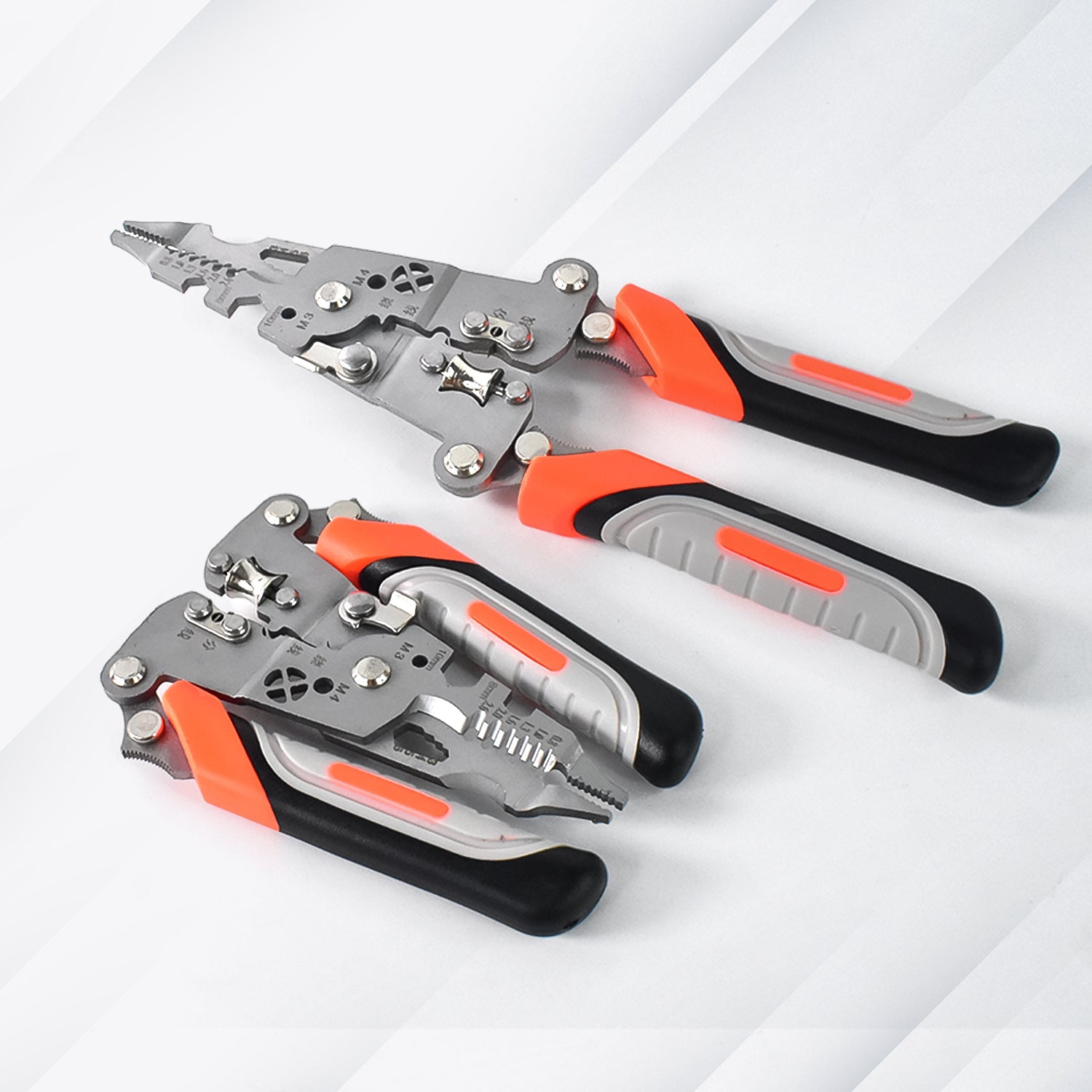8-in-1 Wire Stripper Pliers with Soft Grip
