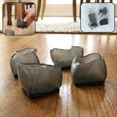 Silicone furniture leg pads protecting floor