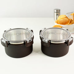 Mason style rustic storage jars