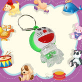 Doremon lightning keychain with vibrant colors