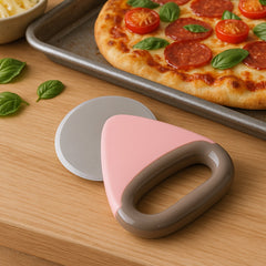 HomeChef Ergonomic Pizza Cutter with stainless steel blade