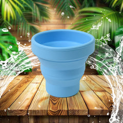 Compact foldable silicone mug FoldEase Mug