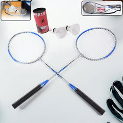 Konex Premium Badminton Set with Metal Rackets and Carry Case