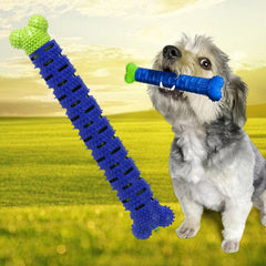 Close-up of dog toothbrush chew stick