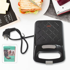 GoldenGrill Maker Sandwich Toaster with Non-Stick Plates