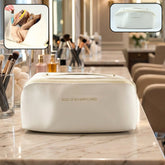 Premium travel makeup and toiletry organizer pouch