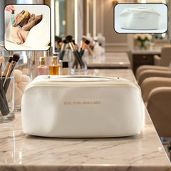 Premium travel makeup and toiletry organizer pouch