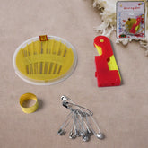 4 in 1 Multipurpose Tailoring Sewing Accessories Kit components with threads and tools