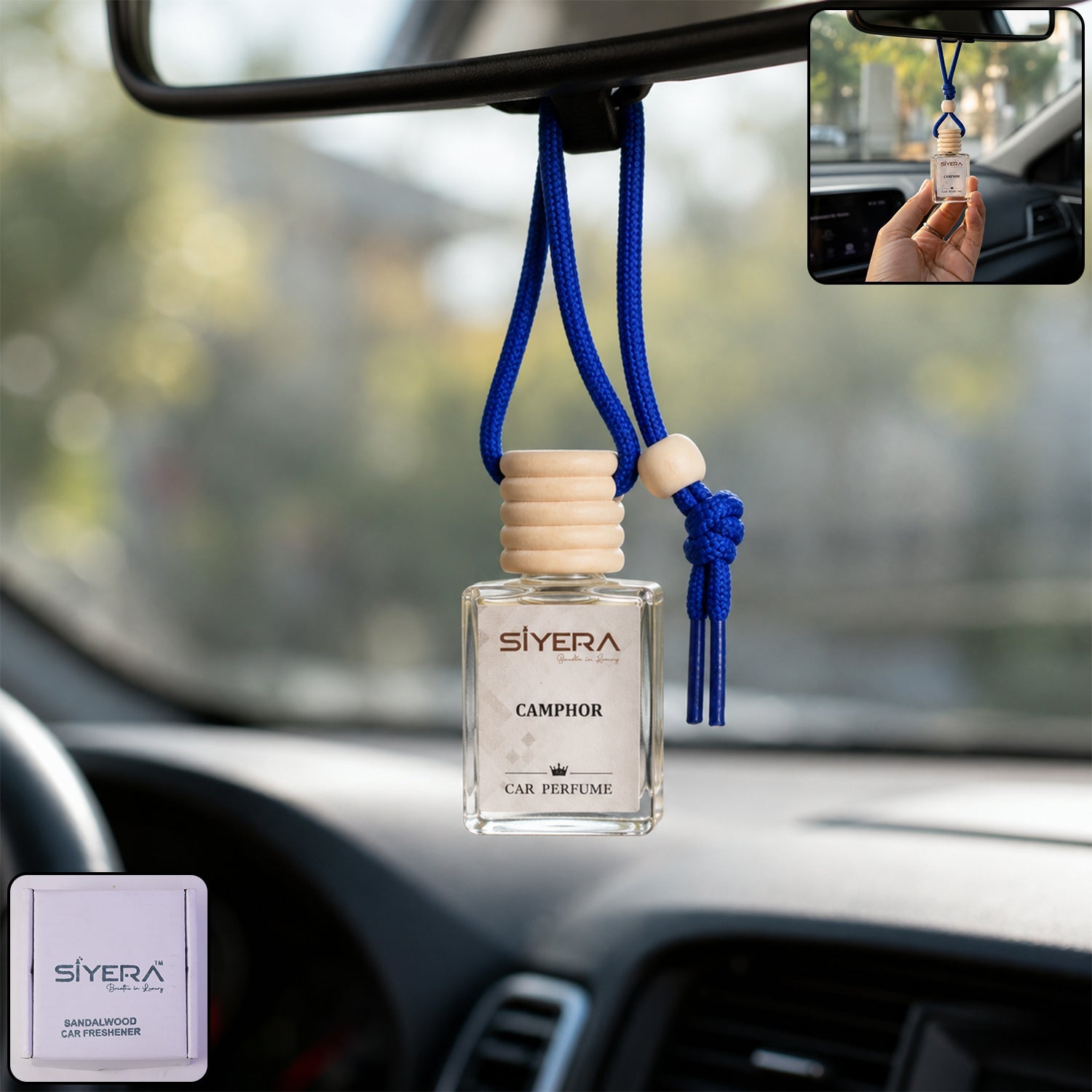 Camphor car perfume hanging freshener