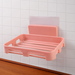 Self Adhesive Rectangular Soap Dish Holder