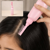 2 in 1 hair oil applicator bottle