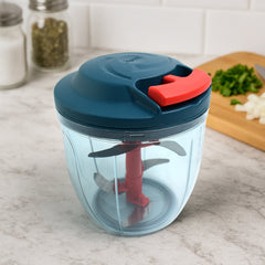 Apex Speed-X 1000ML hand vegetable chopper in use