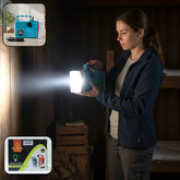 OMEGA 7800mAh Rechargeable LED Emergency Torch Light