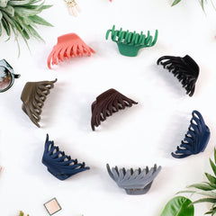 Simple matte hair clamp close-up