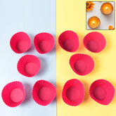 Bake & Dwell Silicone Cupcake Moulds Set of 10