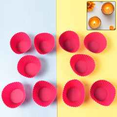 Bake & Dwell Silicone Cupcake Moulds Set of 10