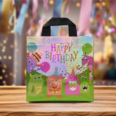 Reusable Birthday Gift Bag with colorful designs