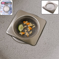 Supermom Stainless Steel Square Sink Strainer in kitchen sink