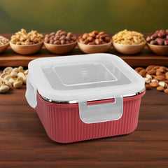 Apex Victor 400ml container, top down view with food