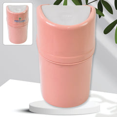 Mini Trash Can with Lid on Desk