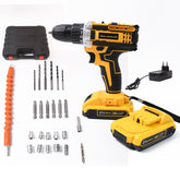 PowerXpert 21V lithium double battery cordless drill set 29 pcs main shot