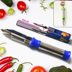 Multipurpose vegetable peeler peeling carrot and potato