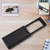 Extendable LED magnifier for reading