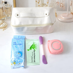 Makeup remover wipes and hygiene set