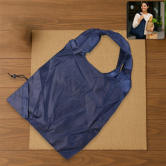 Colorful foldable reusable shopping bags with handles
