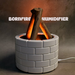 GlowFlame diffuser emitting gentle mist