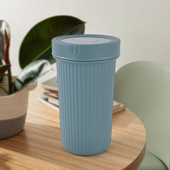 Apex travel glass with stainless steel interior and textured grip