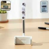 Adjustable car phone holder mounted on rearview mirror
