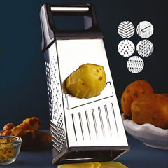 Apex 5-in-1 Stainless Steel Multipurpose Slicer with Ergonomic Handle