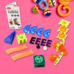 Marble Magnetrix 48-Piece Magnetic Marble Run STEM Building Set