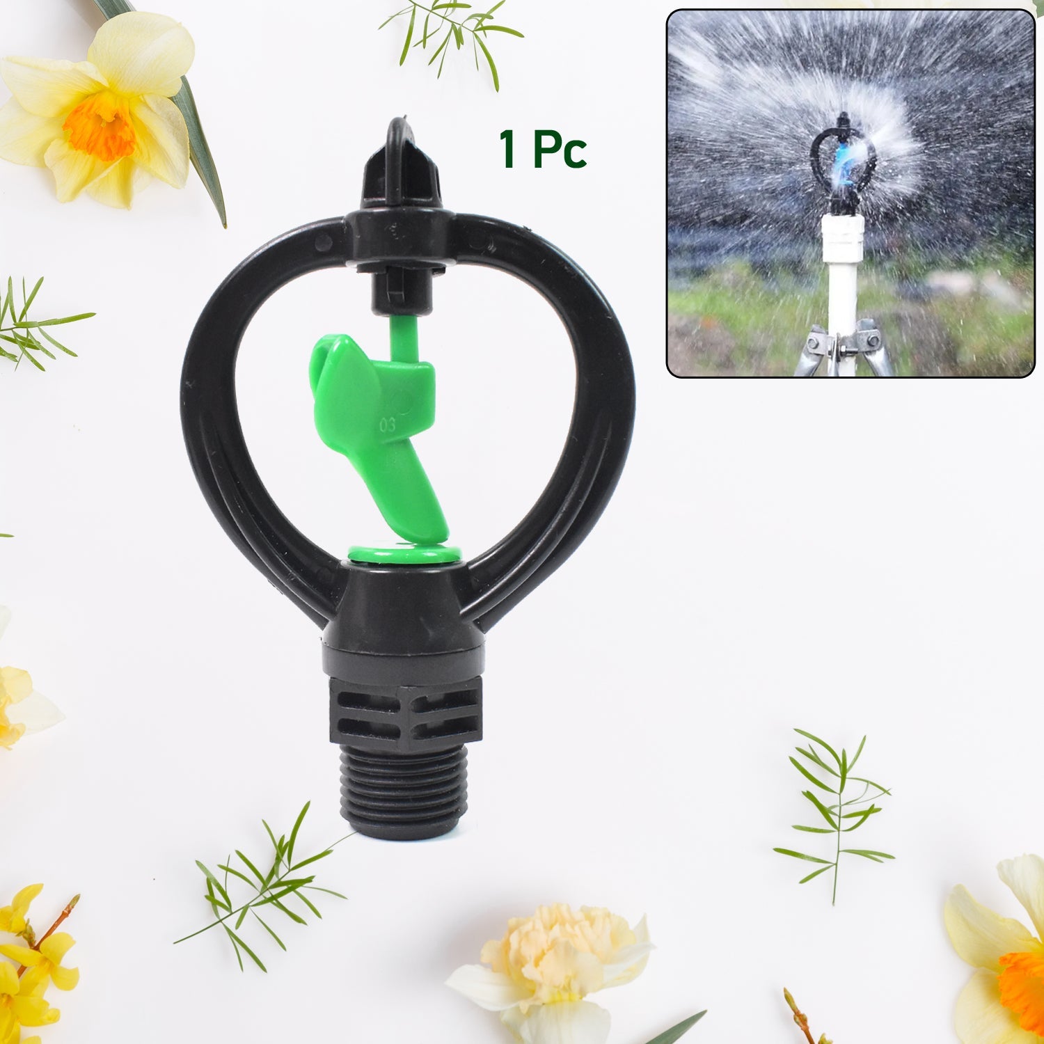 Rotating Plastic Butterfly Spray Nozzle Sprinkler
