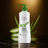 OG Beauty Science Aloe Vera Body Lotion in pump bottle