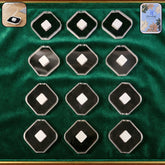 Jewellery display storage box set 12 pcs with soft cushions for rings and earrings