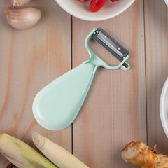Apex Dual Edge Ginger Peeler with stainless steel blades