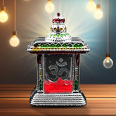 Handcrafted Adhesive Small Om Temple with vibrant colors