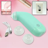 Mini Handheld Vacuum Blackhead Remover device in black