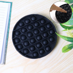 Premium Round Silicone Pop It Fidget Toy top view