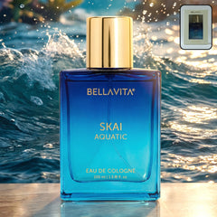 Bellavita Skai Aquatic Eau De Cologne perfume bottle