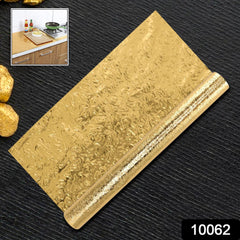 Aluminum Foil Kitchen Wallpaper Application
