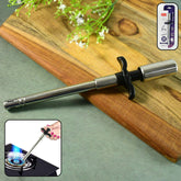 Apex stainless steel kitchen gas stove lighter front view